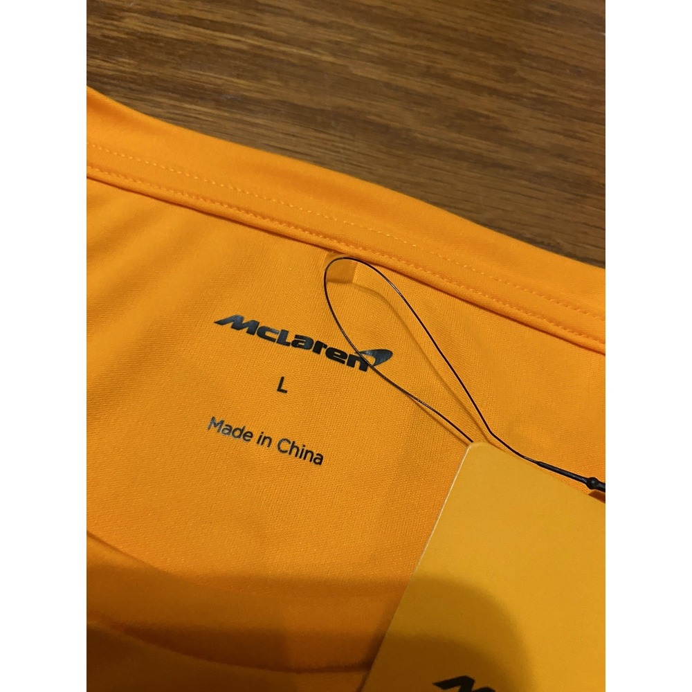 McLaren Formula 1 Official Team Orange Men T-Shirt Castore Papaya - Picture 6 of 8